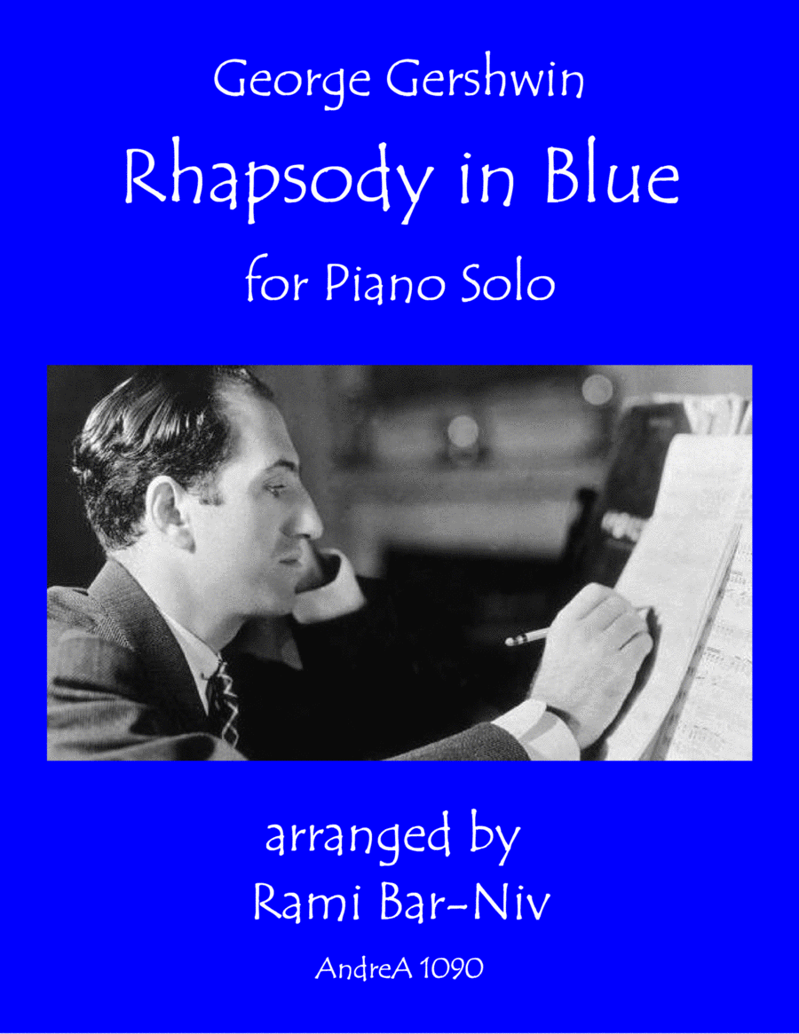 Rhapsody in Blue for Piano Solo (Letter Size Trim) Piano Solo scores gallery preview page 1