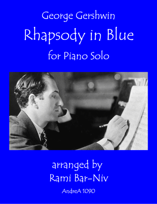 Rhapsody in Blue for Piano Solo (Letter Size Trim)