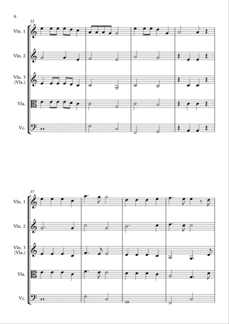 Nancy Mulligan String Quartet scores gallery preview page 6