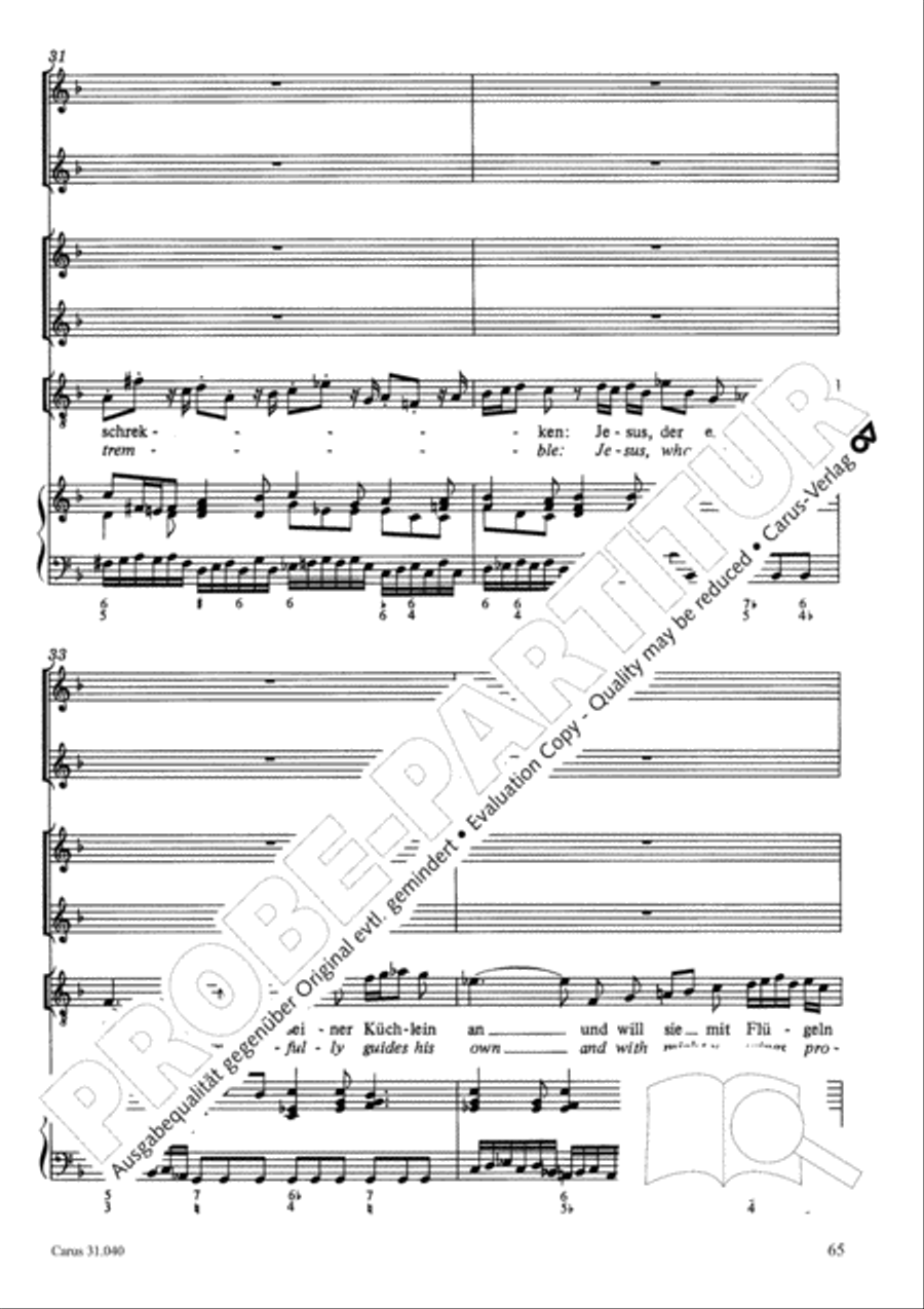 Christ was manifested for this purpose (Dazu ist erschienen der Sohn Gottes) ATB scores gallery preview page 66