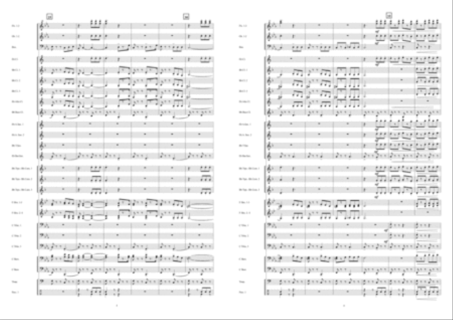 Hail Nero - Triumphal March (From Quo Vadis) Brass Band scores gallery preview page 4
