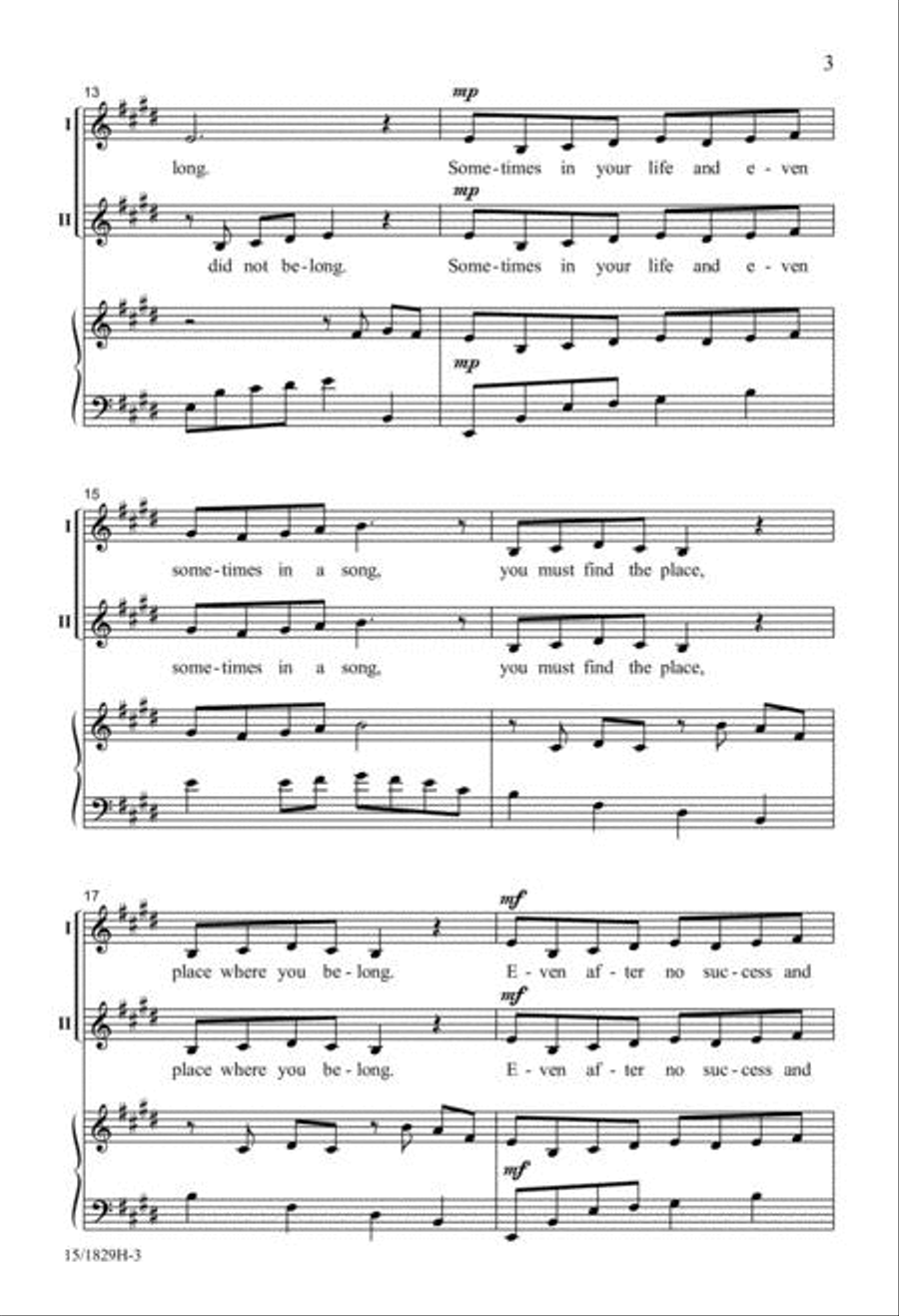 The Kid with the Surprising Sneeze 2-Part scores gallery preview page 3