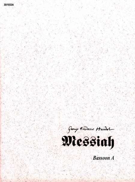 Messiah - Bassoon A