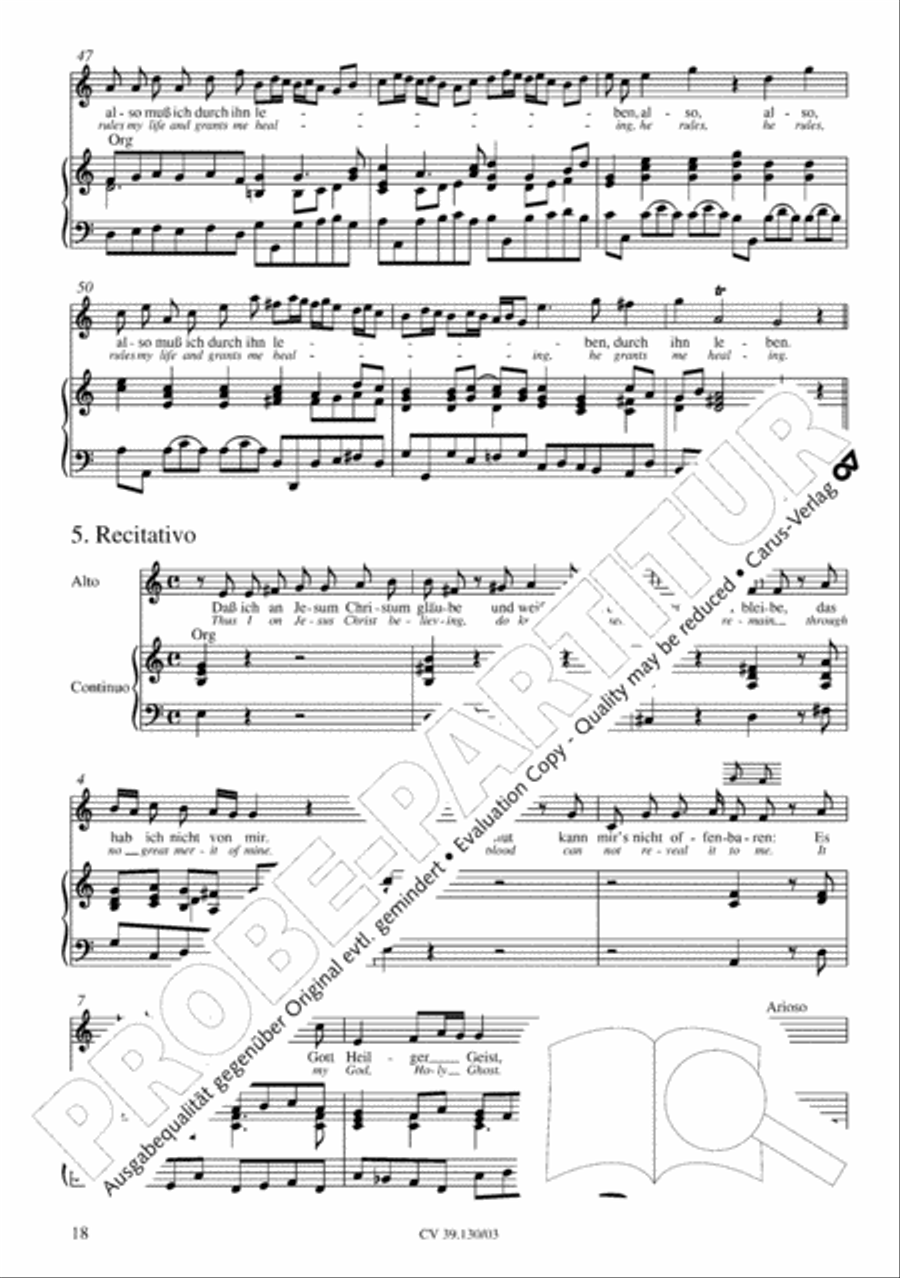 Thereby is revealed unto us the glory of God's favor (Daran ist erschienen die Liebe Gottes) 4-Part scores gallery preview page 19
