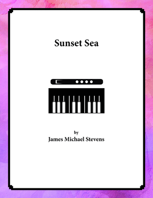 Book cover for Sunset Sea - Flute & Piano