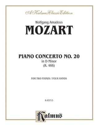 Book cover for Piano Concerto No. 20 in D Minor, K. 466