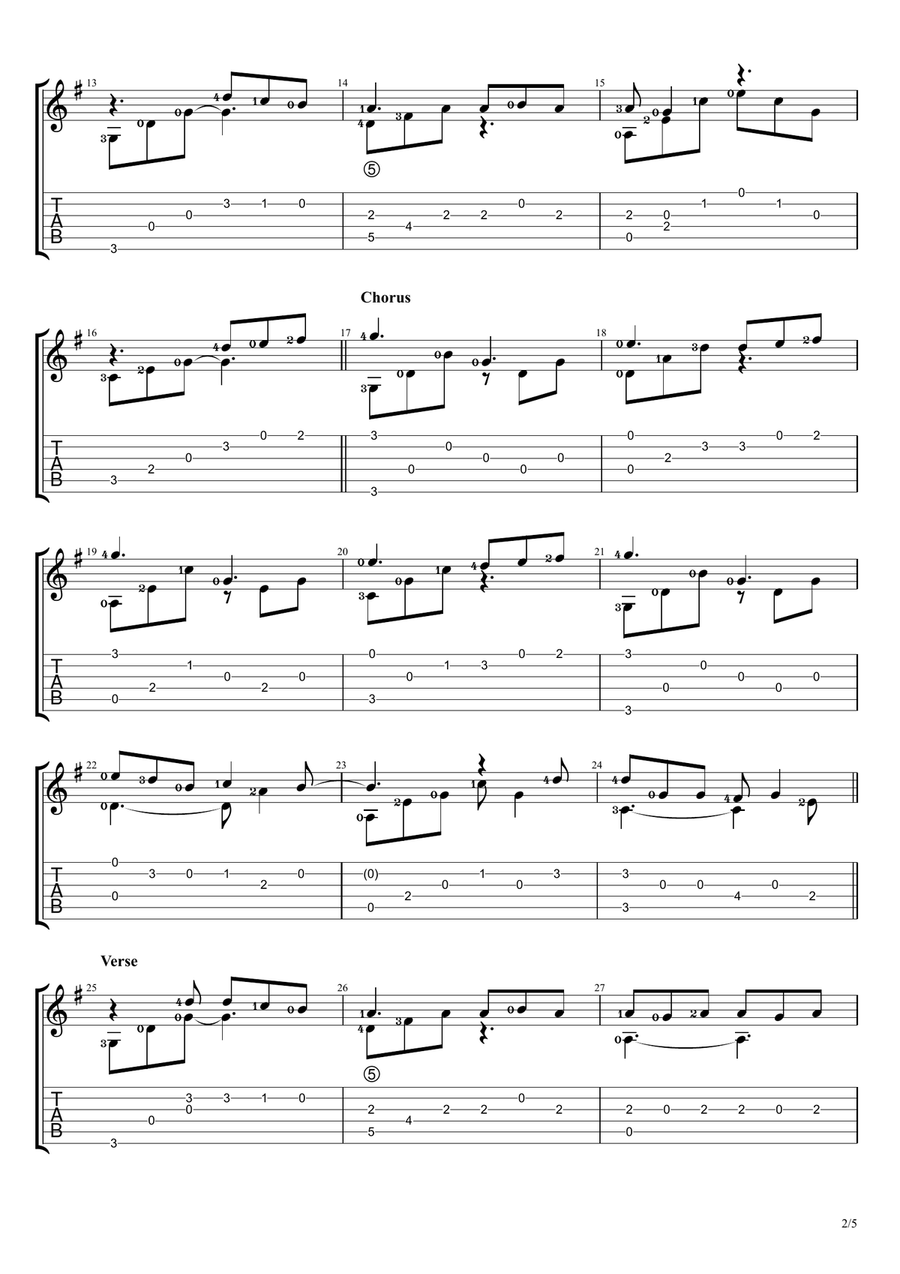 I Love You, I'm Sorry Acoustic Guitar scores gallery preview page 2