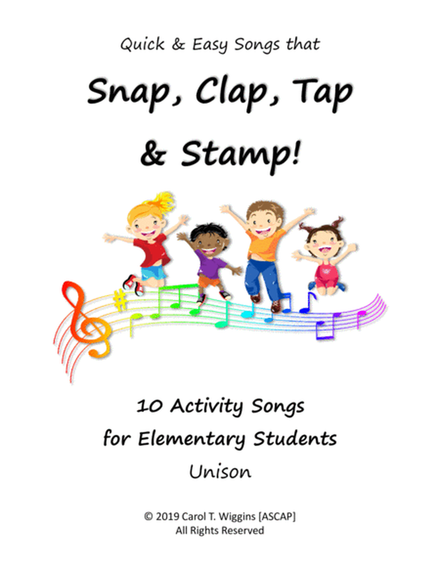 Quick & Easy Songs that Snap, Clap, Tap, & Stamp (10 Activity Songs for Elementary Students) image number null