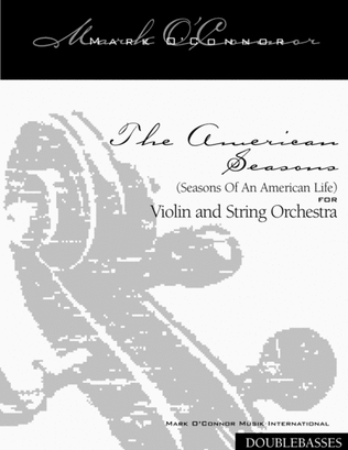 Book cover for The American Seasons (double basses part – violin and string orchestra)