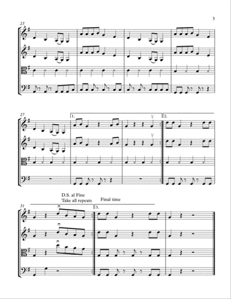 Shake It Off String Quartet scores gallery preview page 4