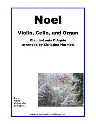 Book cover for Noel for Violin, Cello, and Organ