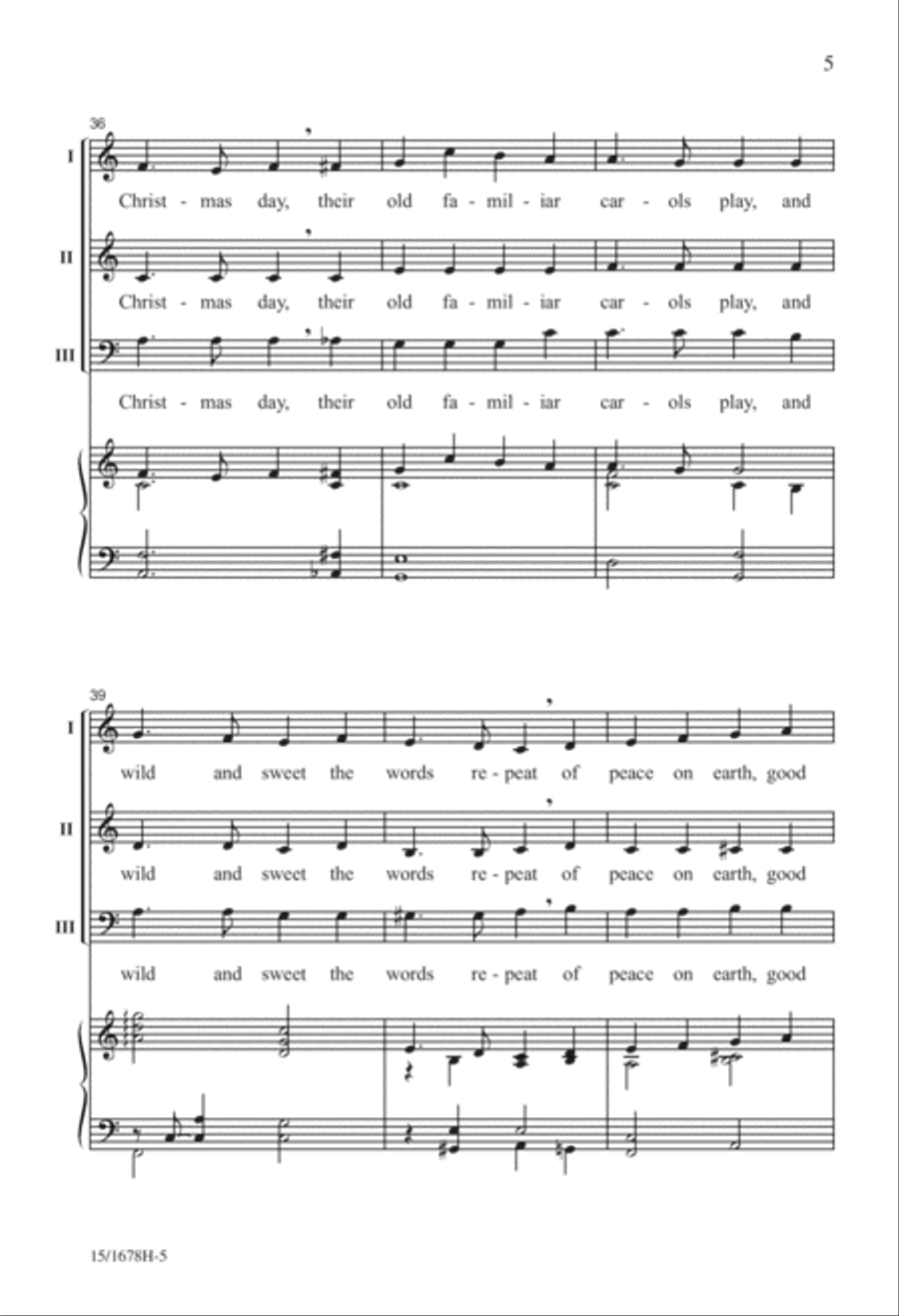 Christmas...In About Three Minutes 3-Part scores gallery preview page 6