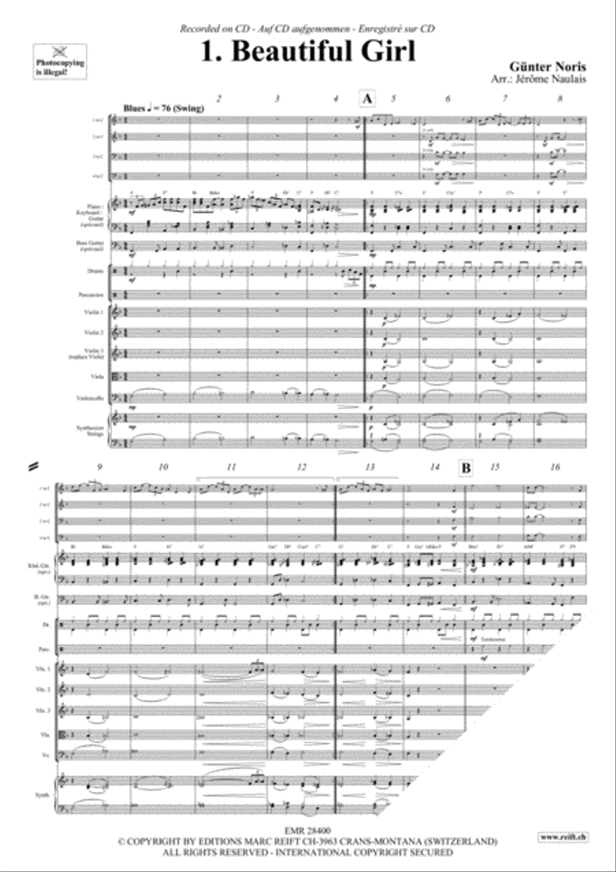 Let's Dance Volume 1 Brass Ensemble scores gallery preview page 3