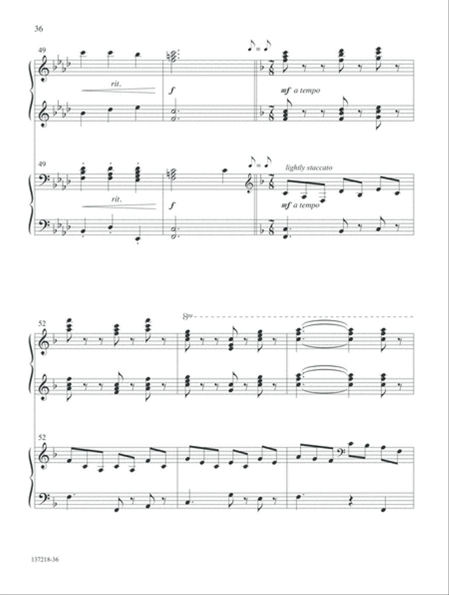 Praise Him! Praise Him! Praise Him! Praise Him! Piano Accompaniment scores gallery preview page 23