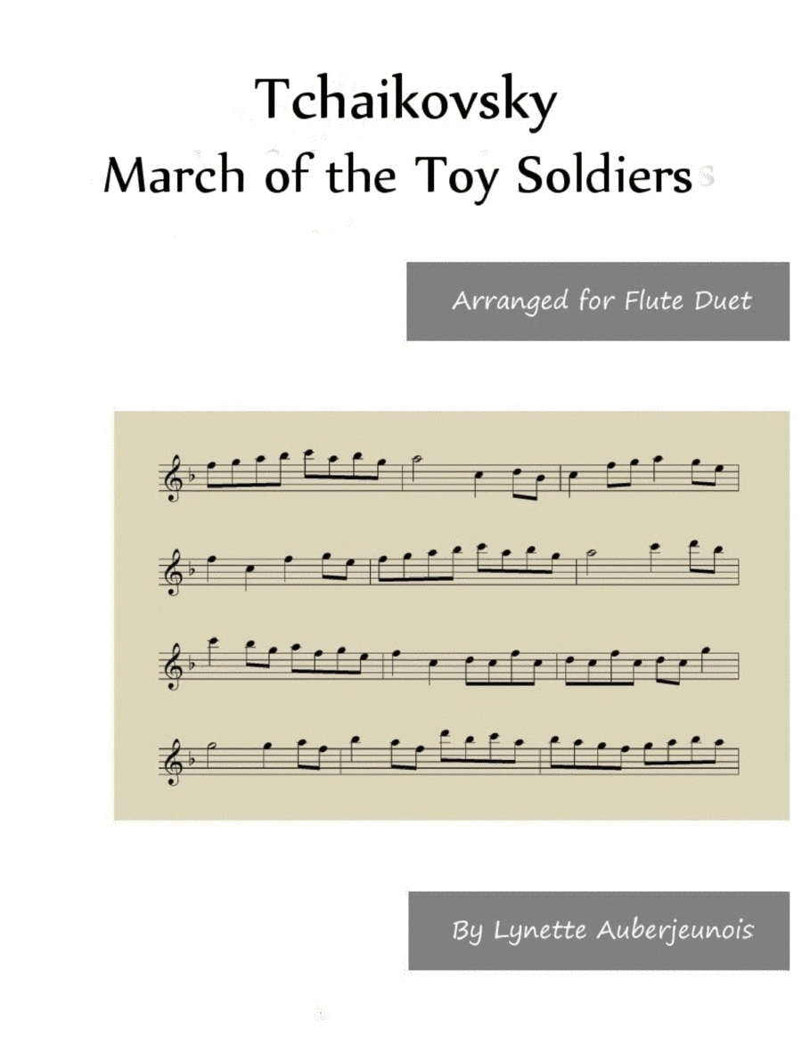 March of the Toy Soldiers - Flute Duet image number null