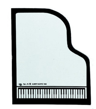 Sticky Pad Grand Piano Shape