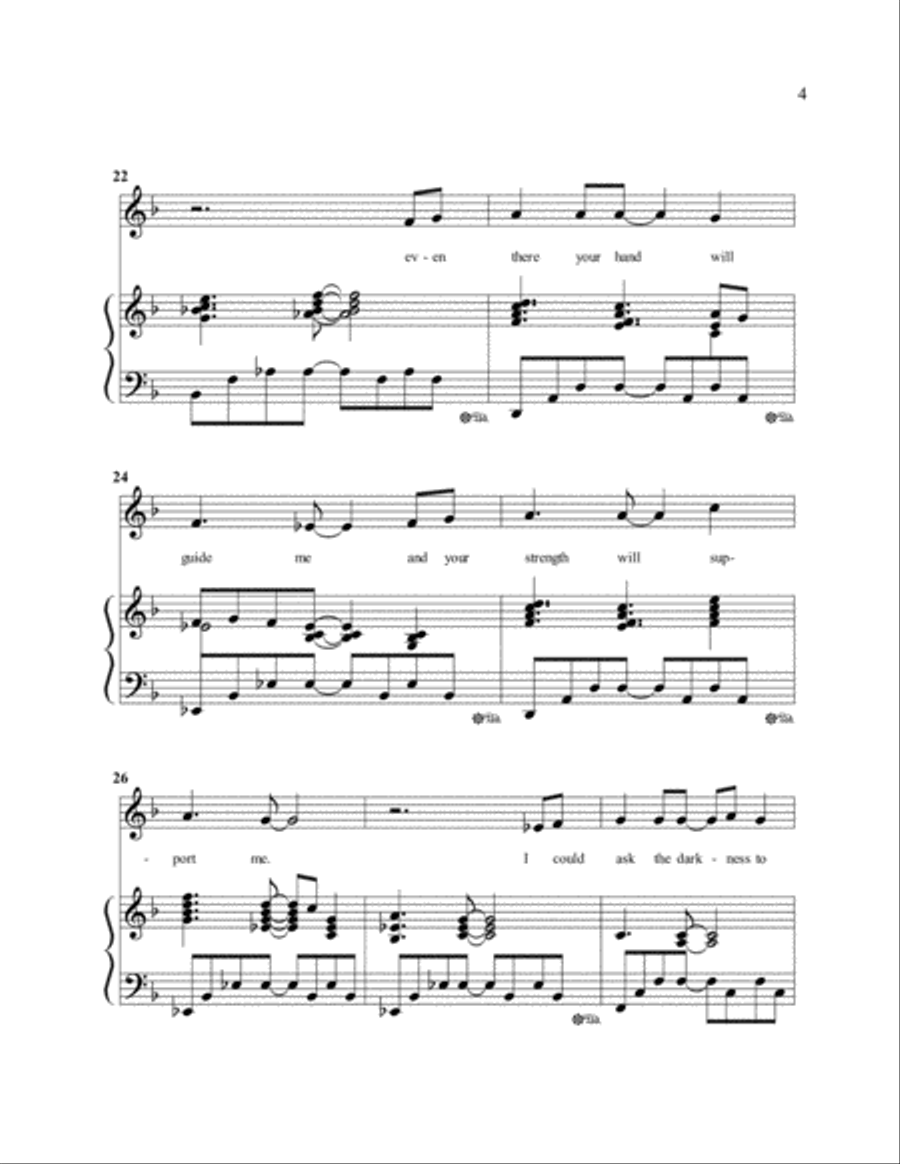 Wherever I Am (God is There) Voice scores gallery preview page 5