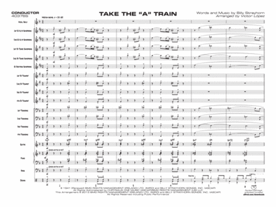 Take the "A" Train: Score