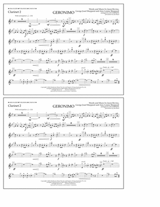 Geronimo - Clarinet 2