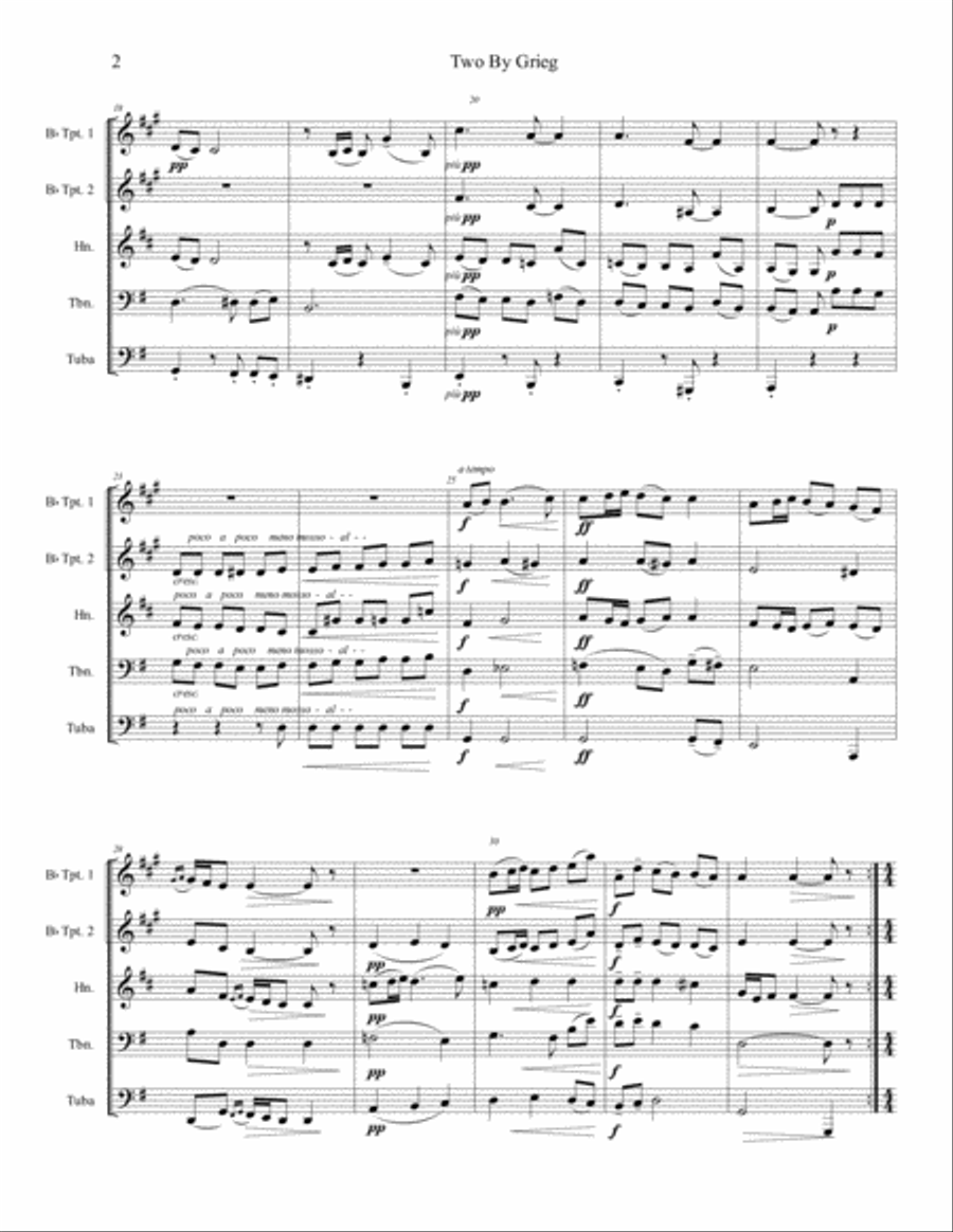 Two By Grieg: 