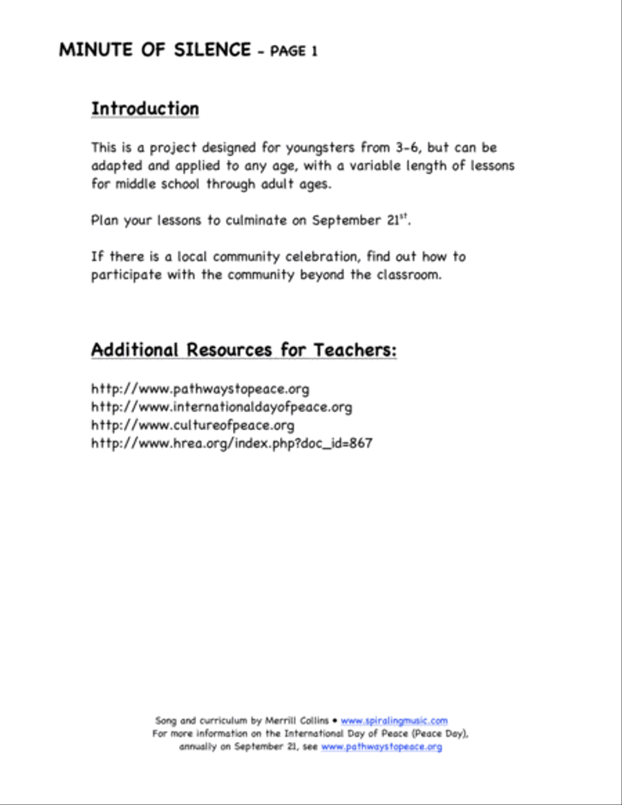 Minute of Silence Voice scores gallery preview page 2
