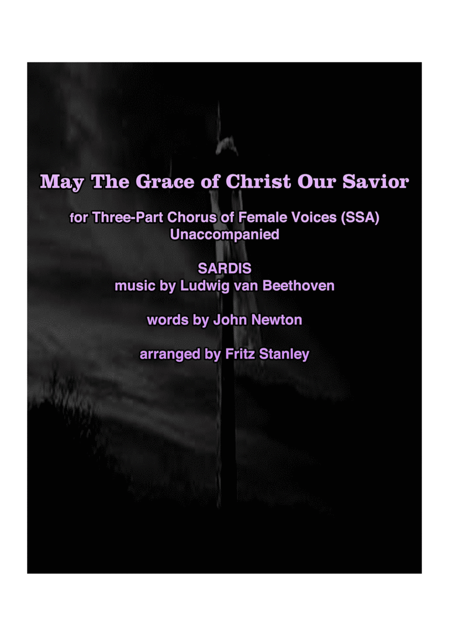 May The Grace of Christ Our Savior - SSA A Cappella SSA scores gallery preview page 1
