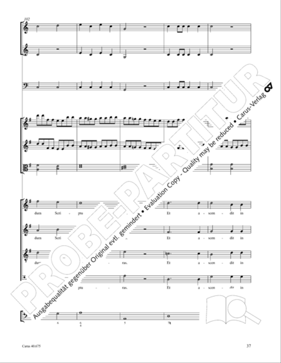Mass in G Major STB scores gallery preview page 50