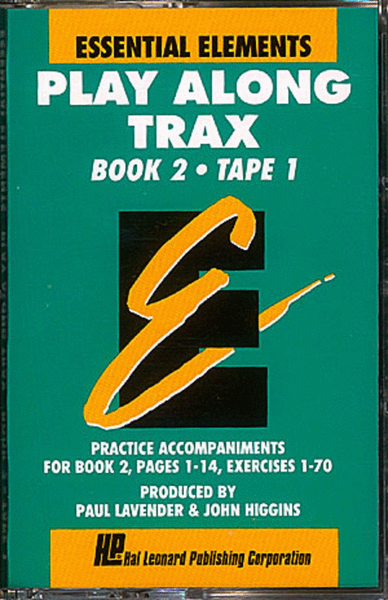 Essential Elements Play Along Trax - Book 2, Cassette 1 (Cassette only - In Norelco Box)