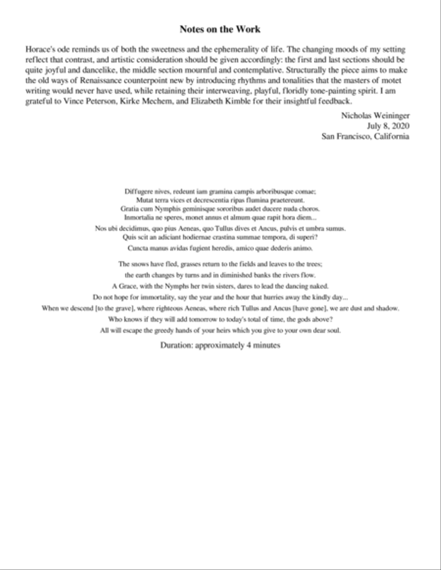 Diffugere nives 4-Part scores gallery preview page 2