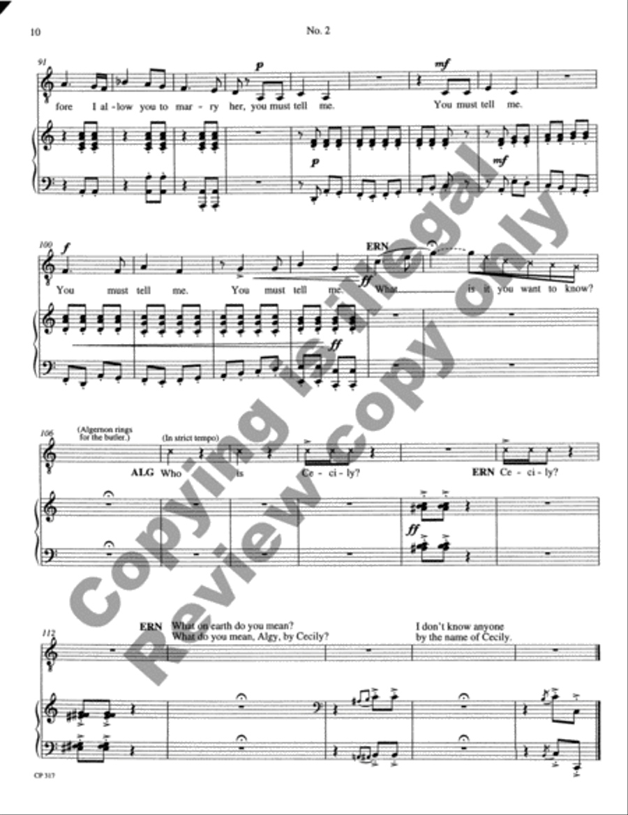 Ernest Worthing Ernest Worthing Voice scores gallery preview page 14
