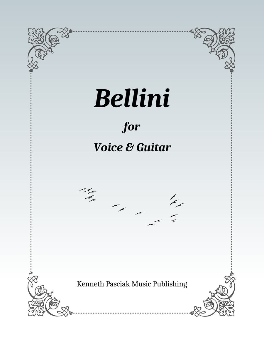 Bellini (for Voice and Guitar)