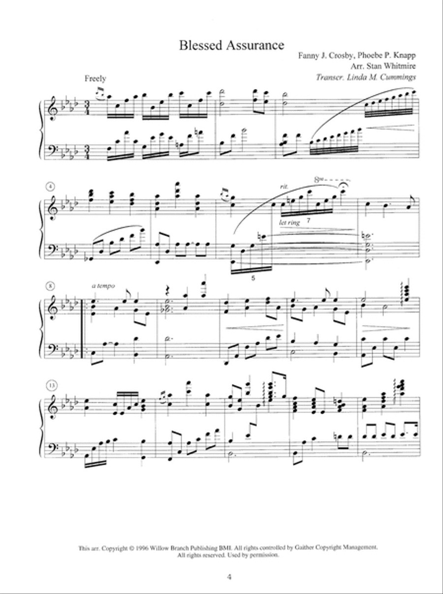Piano Hymns Piano scores gallery preview page 5