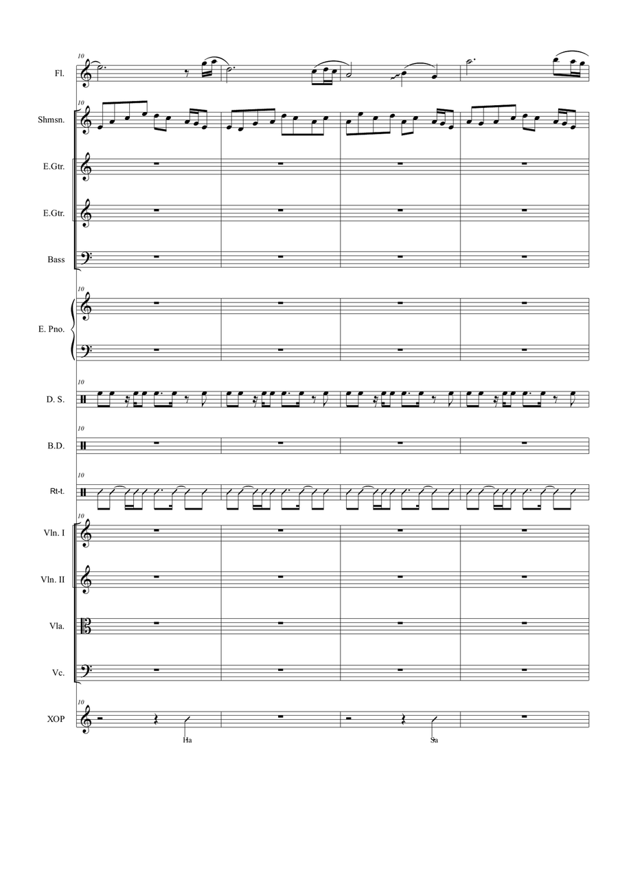 Naruto Main Theme Naruto Main Theme Chamber Orchestra scores gallery preview page 3