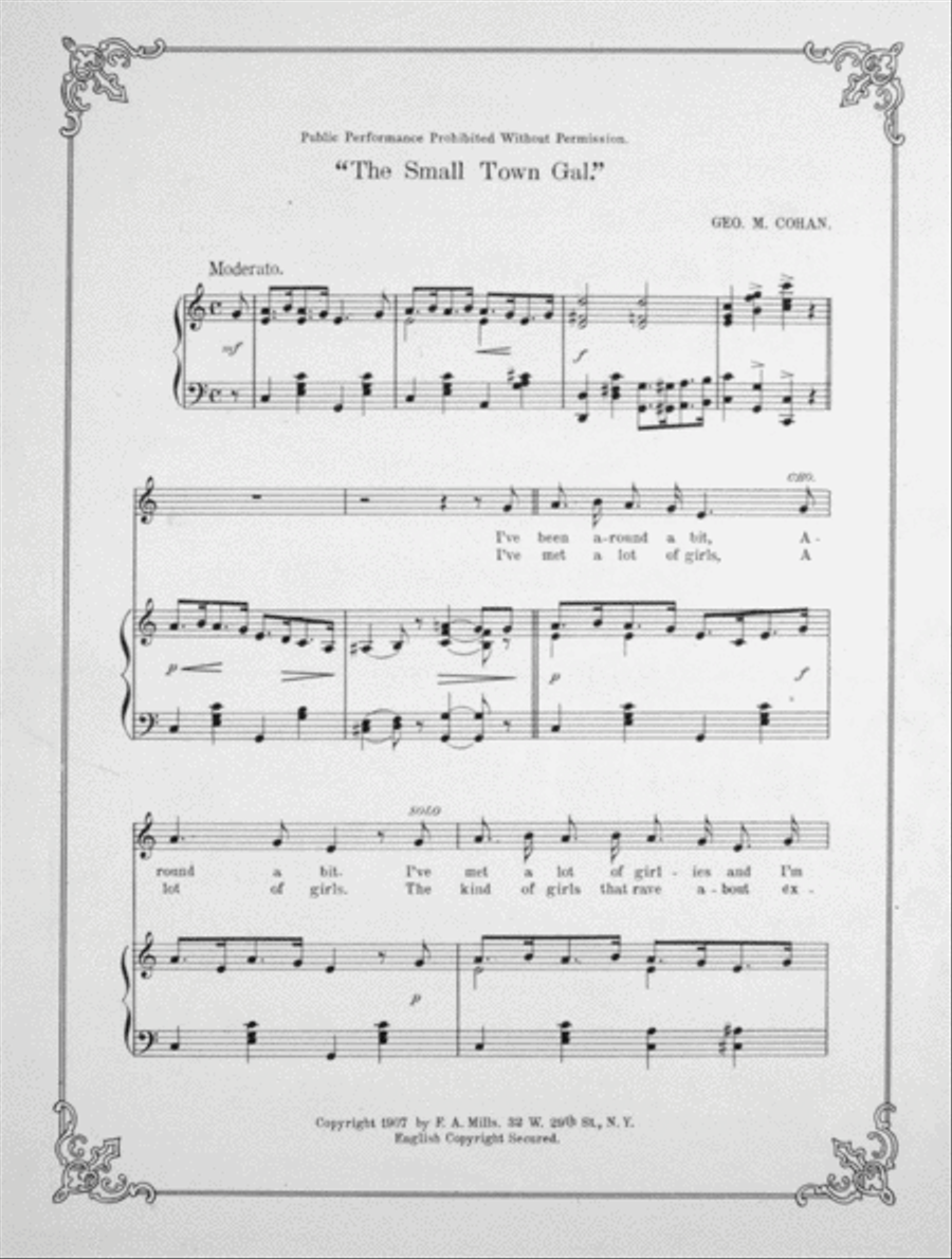 The Small Town Gal Voice scores gallery preview page 2