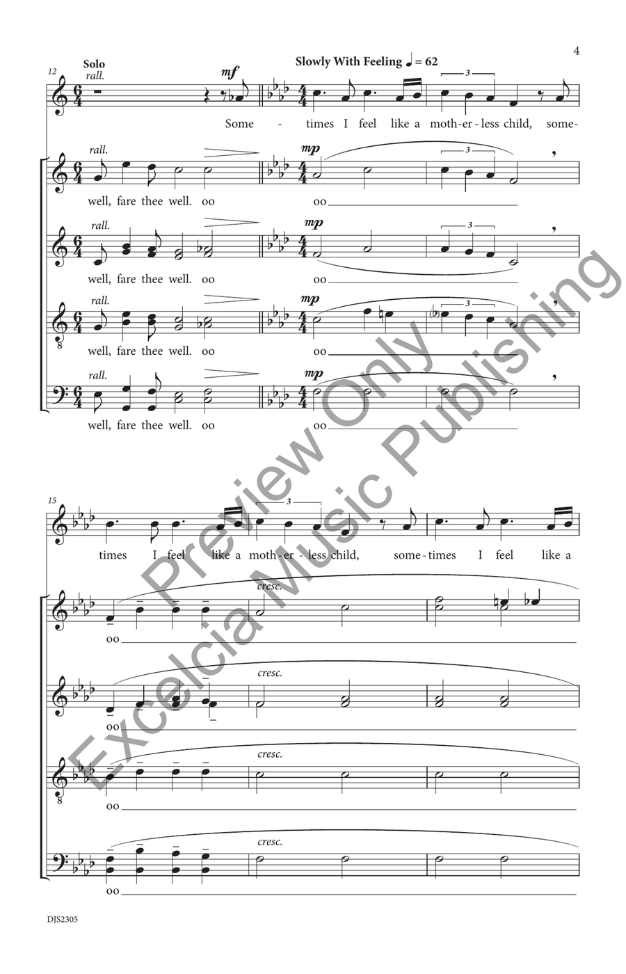 Songs of the Spirit SATB 4-Part scores gallery preview page 5