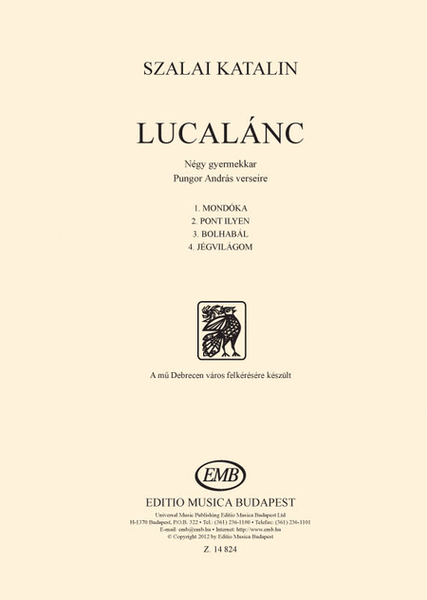 Lucalánc Choir - Sheet Music