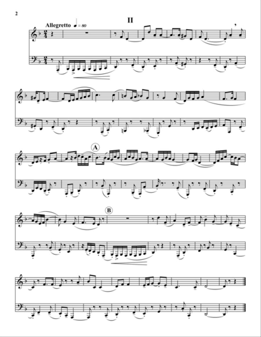 Concertante (Nine Short Mvts.) Tuba scores gallery preview page 3