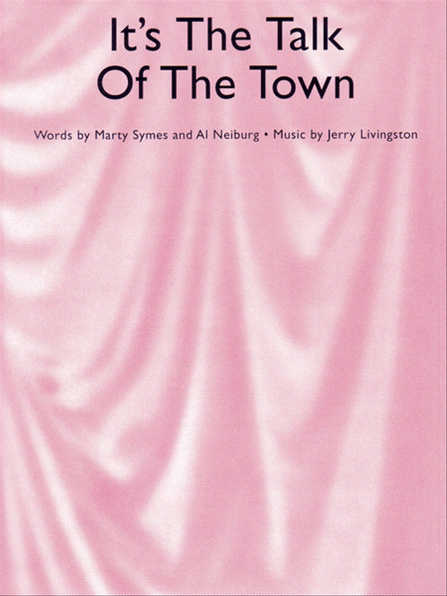 It's the Talk of the Town Piano, Vocal, Guitar scores gallery preview page 1