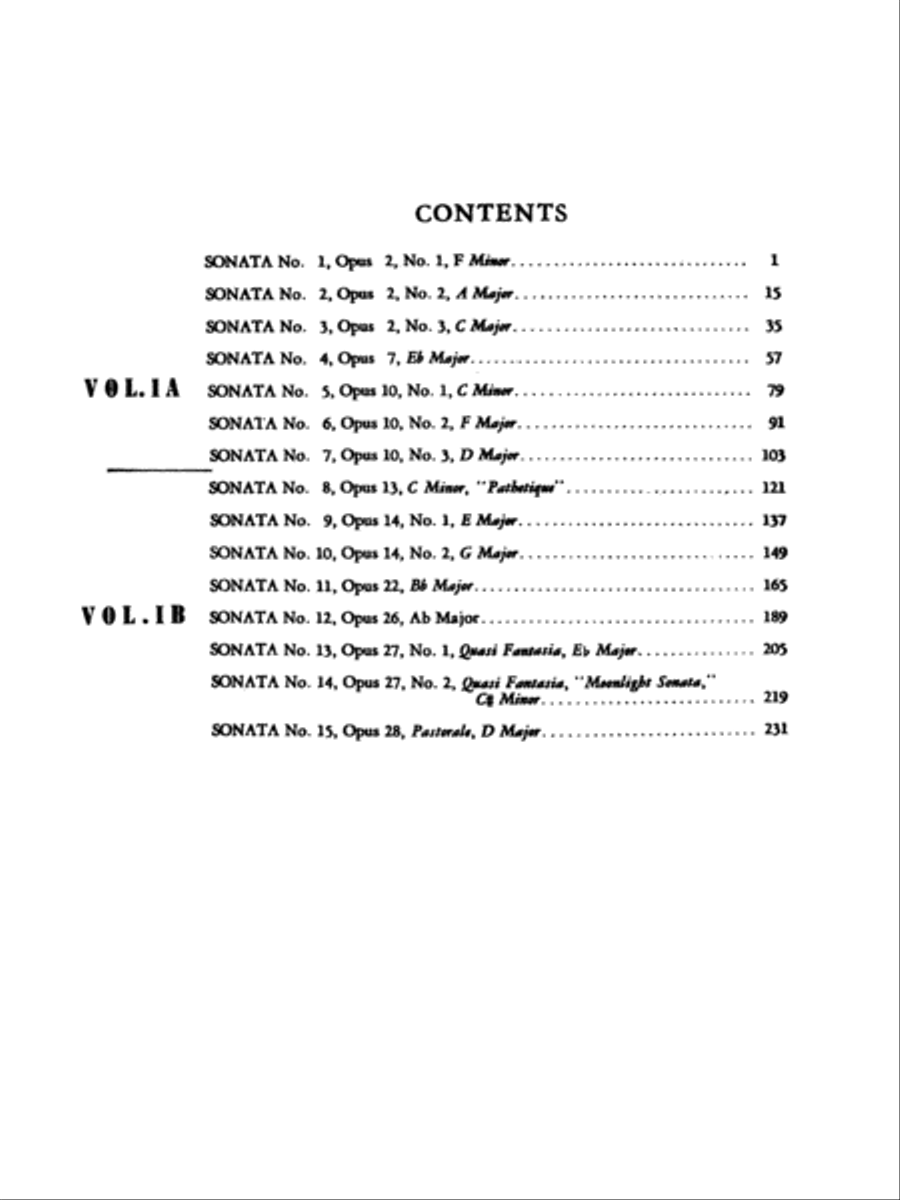 Sonatas (Urtext), Volume 1B