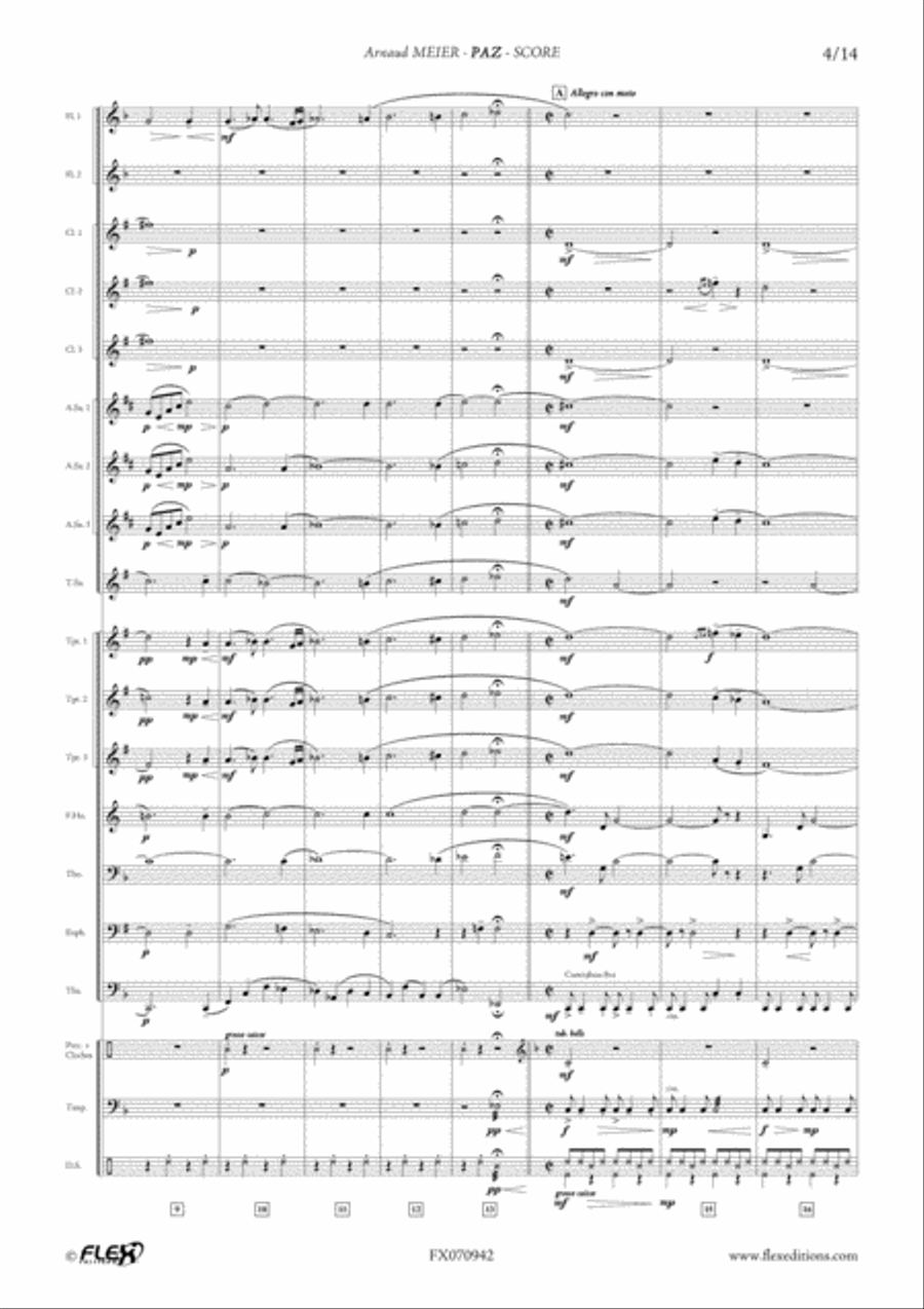 Paz Concert Band scores gallery preview page 4