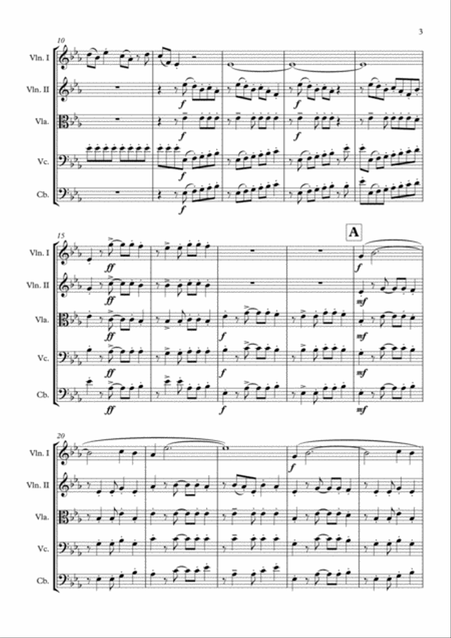 The Magnificent Seven The Magnificent Seven String Quintet scores gallery preview page 4