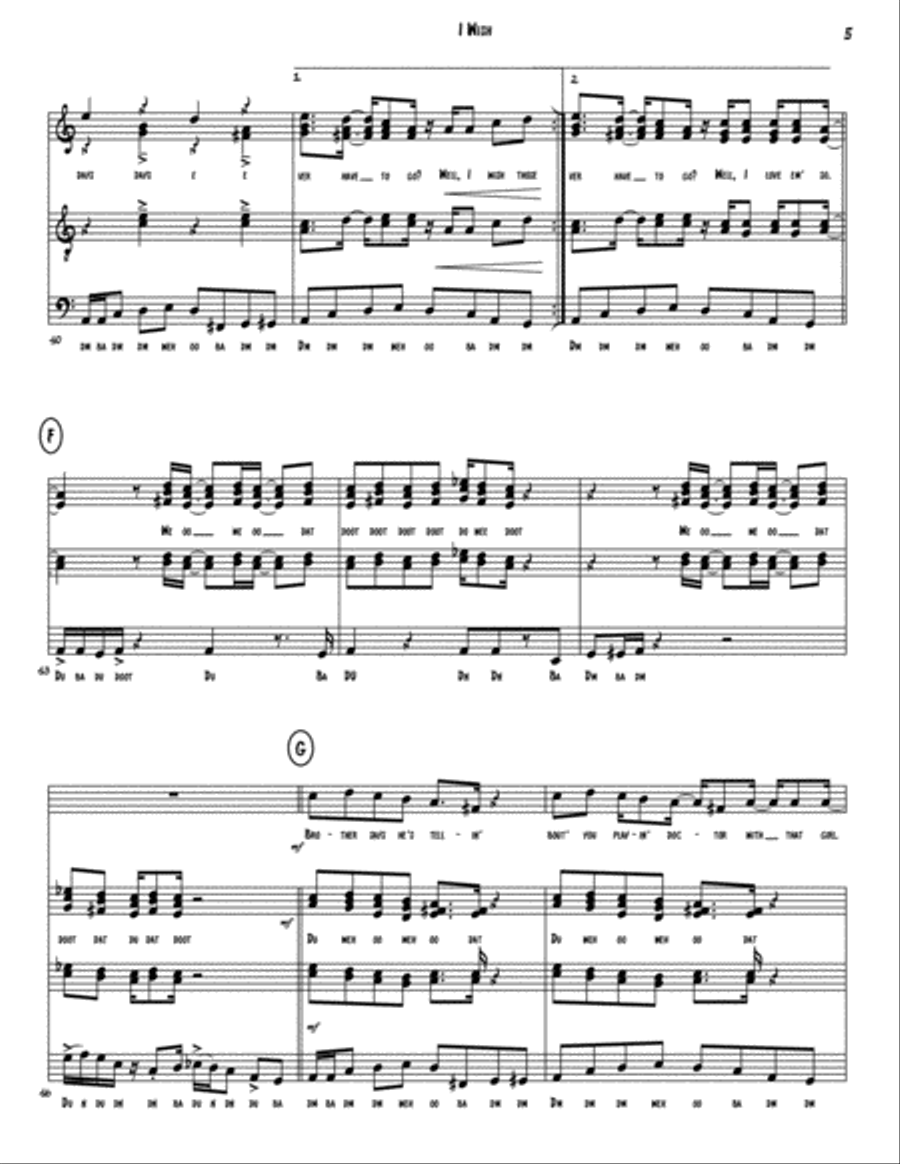 I Wish I Wish Divisi scores gallery preview page 5