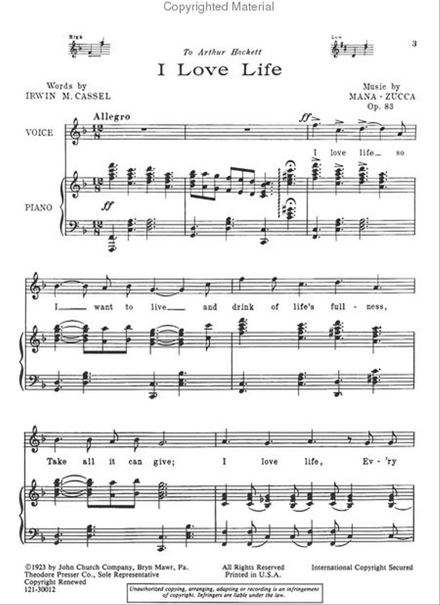 I Love Life I Love Life Chamber Music scores gallery preview page 2