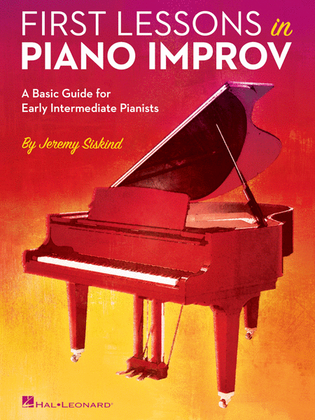 Book cover for First Lessons in Piano Improv