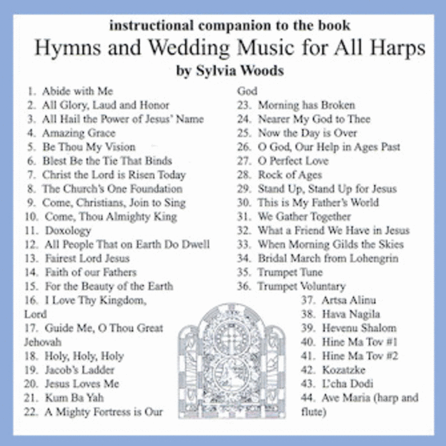 Hymns & Wedding Music For All Harps Harp scores gallery preview page 1