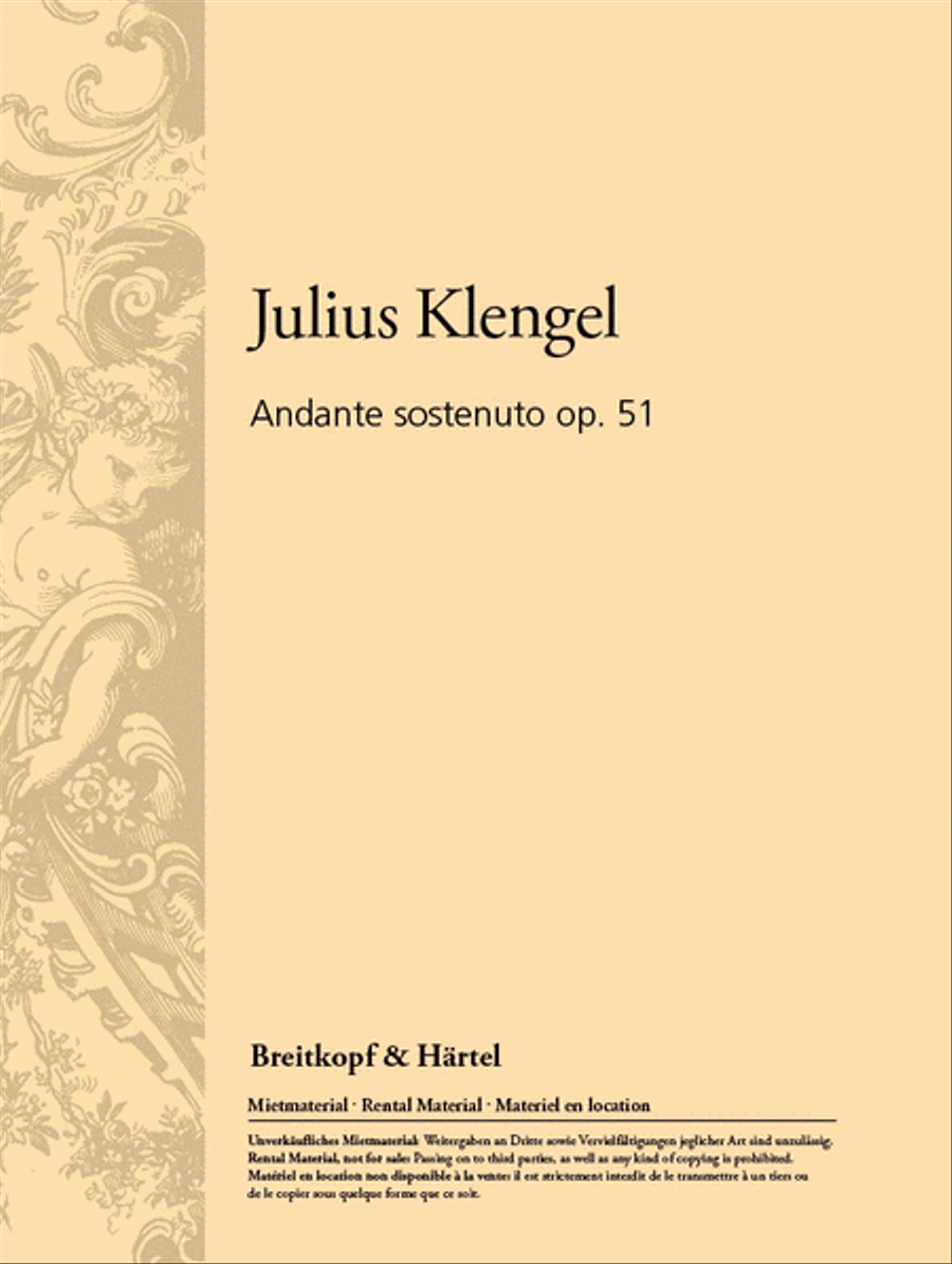 Andante sostenuto Op. 51 Piano Accompaniment scores gallery preview page 1