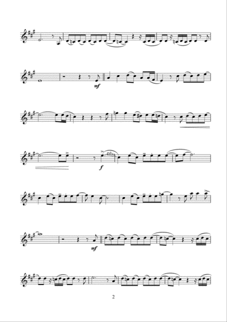 Ticket To Ride Clarinet Solo scores gallery preview page 2