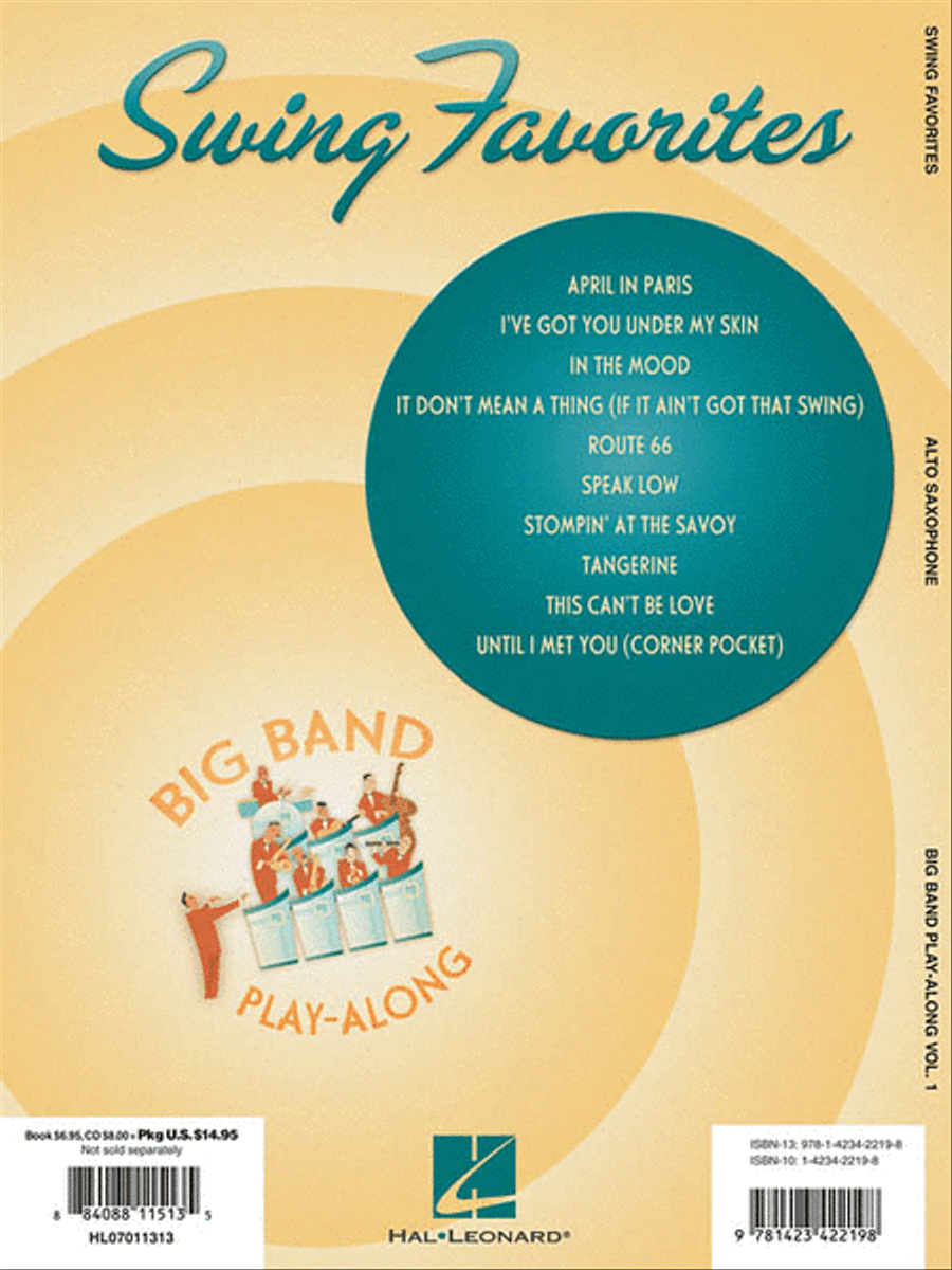 Swing Favorites – Alto Sax Big Band scores gallery preview page 2