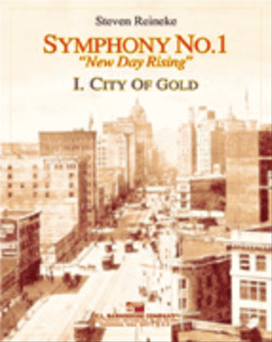 City of Gold (Symphony 1, New Day Rising, Mvt. I) Concert Band scores gallery preview page 1