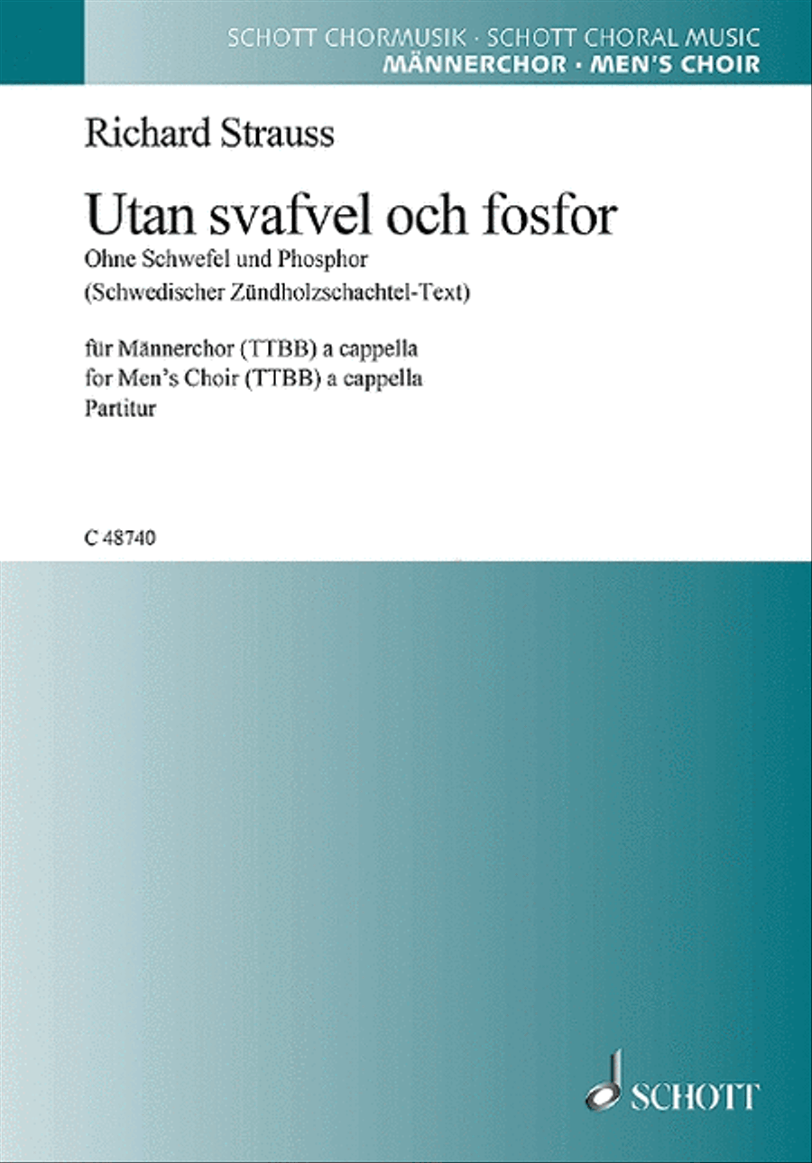 Utan svafvel och fosfor TTBB scores gallery preview page 1